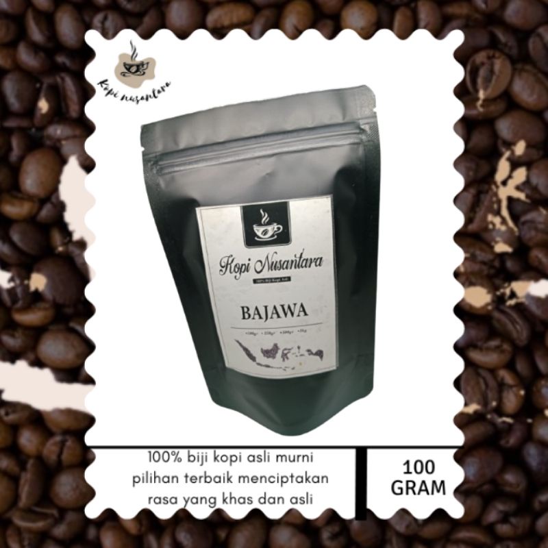 

kopi Bajawa 100% bubuk biji kopi asli 100gram