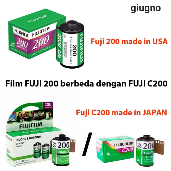 FUJIFILM FUJI C200 - ROLL FILM 35MM FUJICOLOR