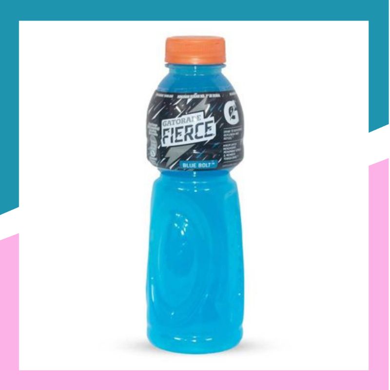 Gatorade Fierce, Sports Drink 515ml. Isi 24 botol