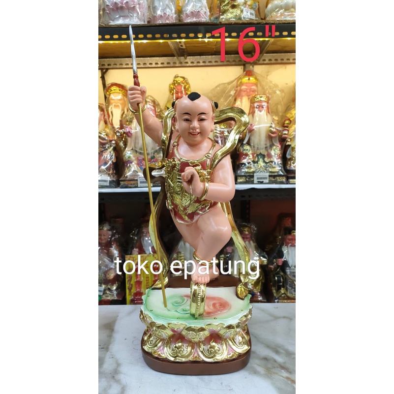 patung dewa naca / locia / nacha fiber - 16 inch