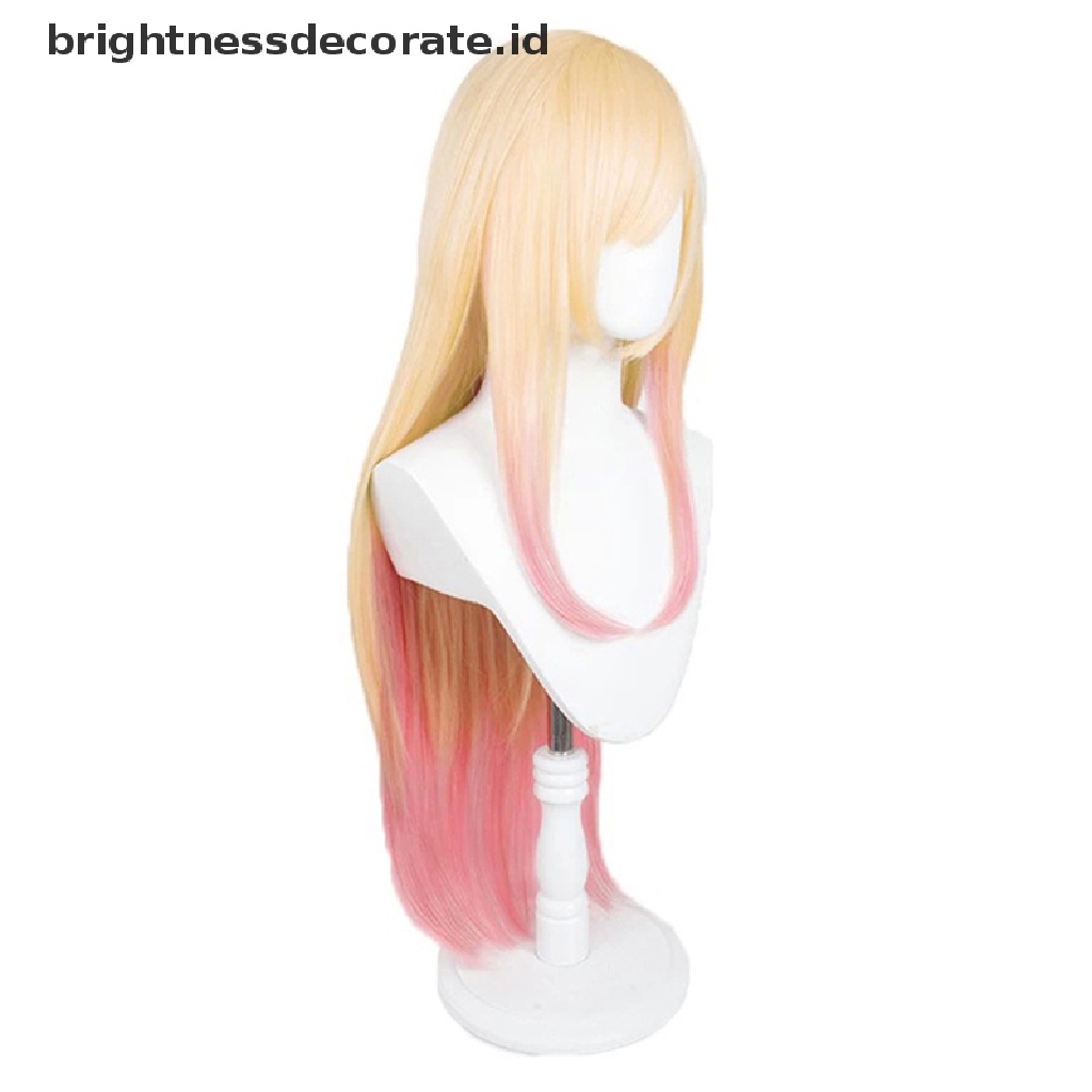 [Birth] Anime My Dress-Up Darling Marin Kitagawa Cosplay Wig Rambut Gradasi Kuning [ID]