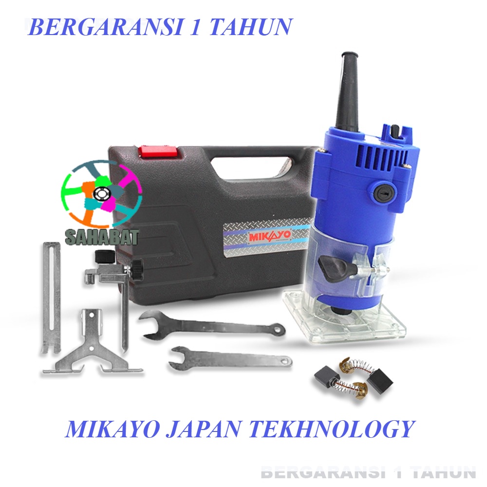 Mesin Propil Kayu Mikayo  Wood Trimmer Router Ukir List Kayu Murah Berkualitas ORIGINAL  BISA COD