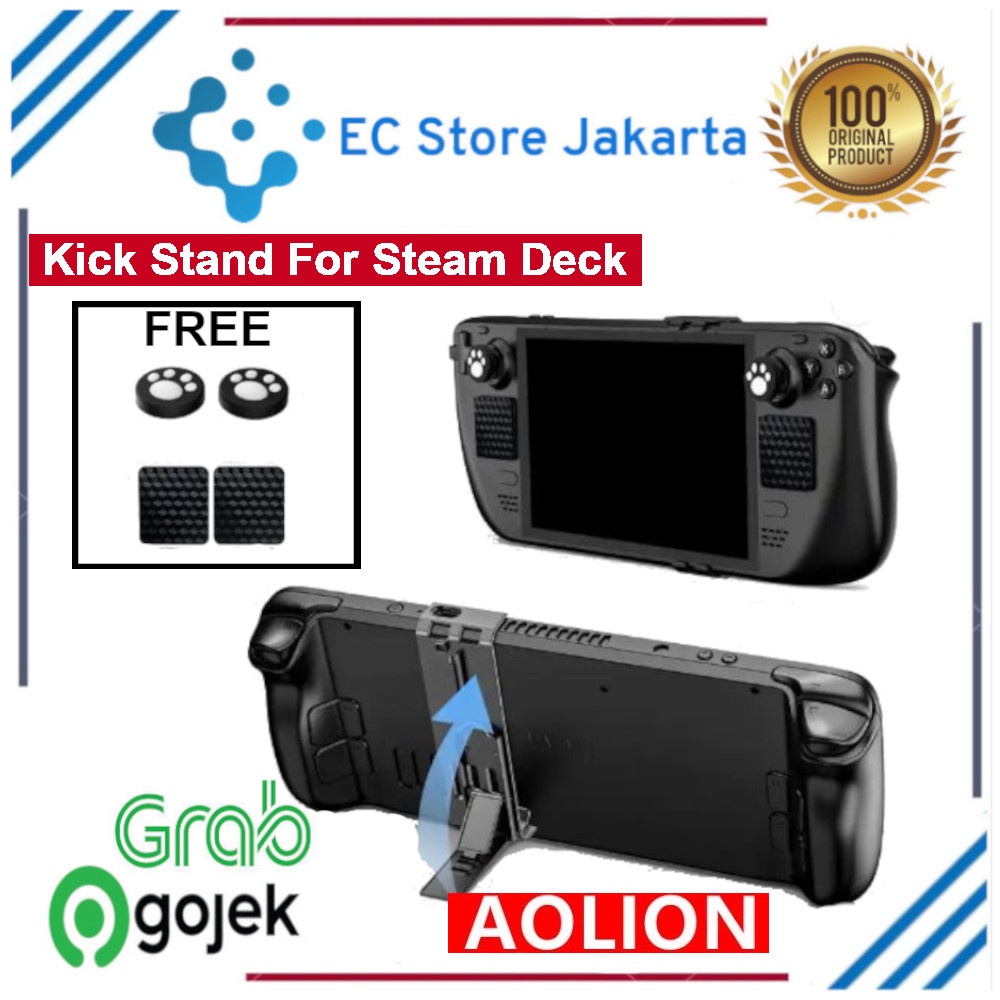 Aolion Steam Deck Kickstand Clip Mount Foldable Portable Compatible for Steam Deck