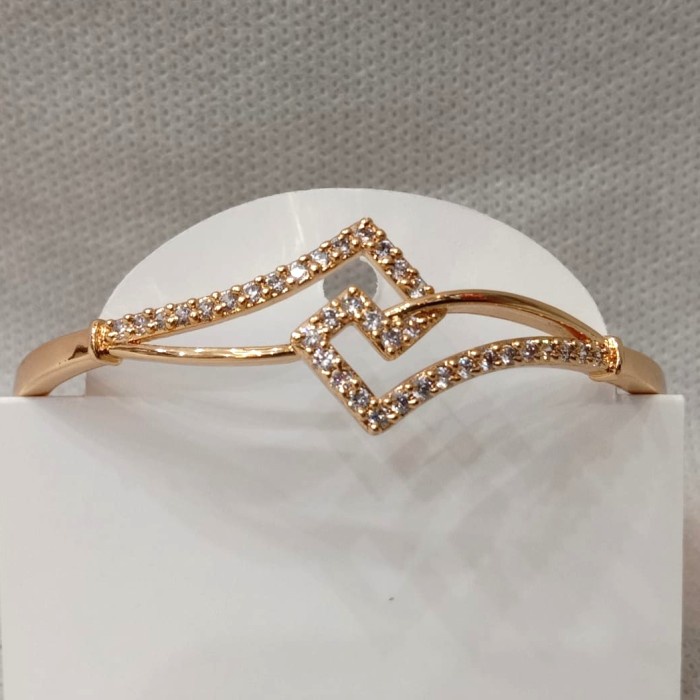 Gelang Xuping asli Mata Putih / Gelang Dewasa (03020053)