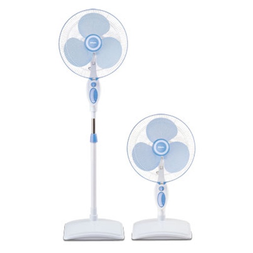 MIYAKO 2 IN 1 STAND FAN + DESK FAN / KIPAS ANGIN KAS-1618KB KAS 1618KB