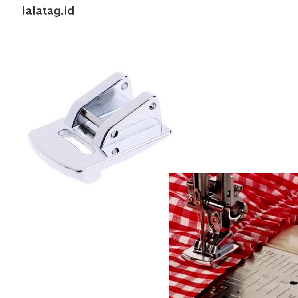 [lalatag] Sliver Rolled Hem Curling Sewing Presser Foot Untuk Mesin Jahit Singer Janome [ID]