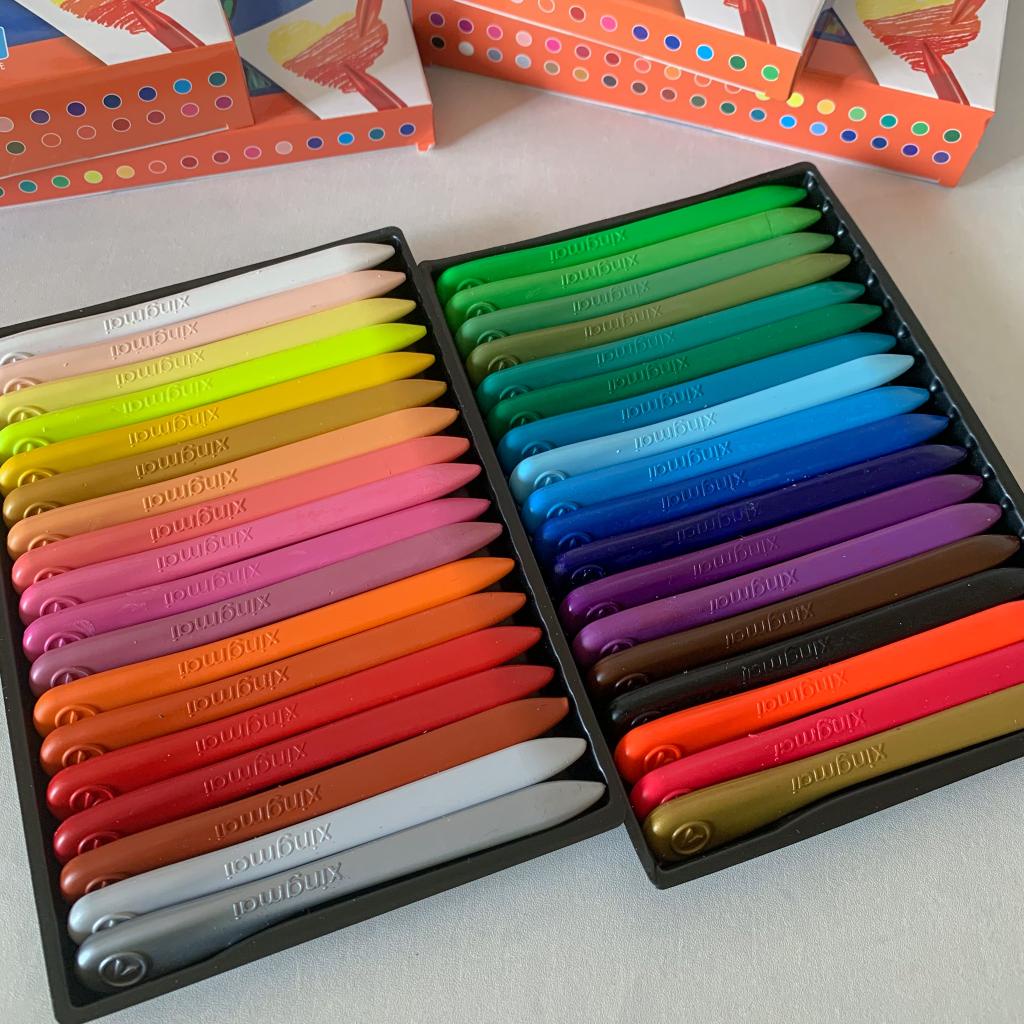 

[HARU] Plastic Crayon | Krayon Plastik 12/18/24/36 Anti Kotor Tangan Non Toxic