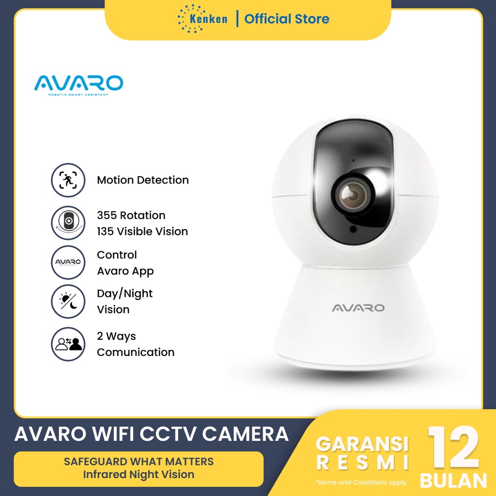 CCTV Avaro Smart iP Camera CCTV indoor 2MP PTZ