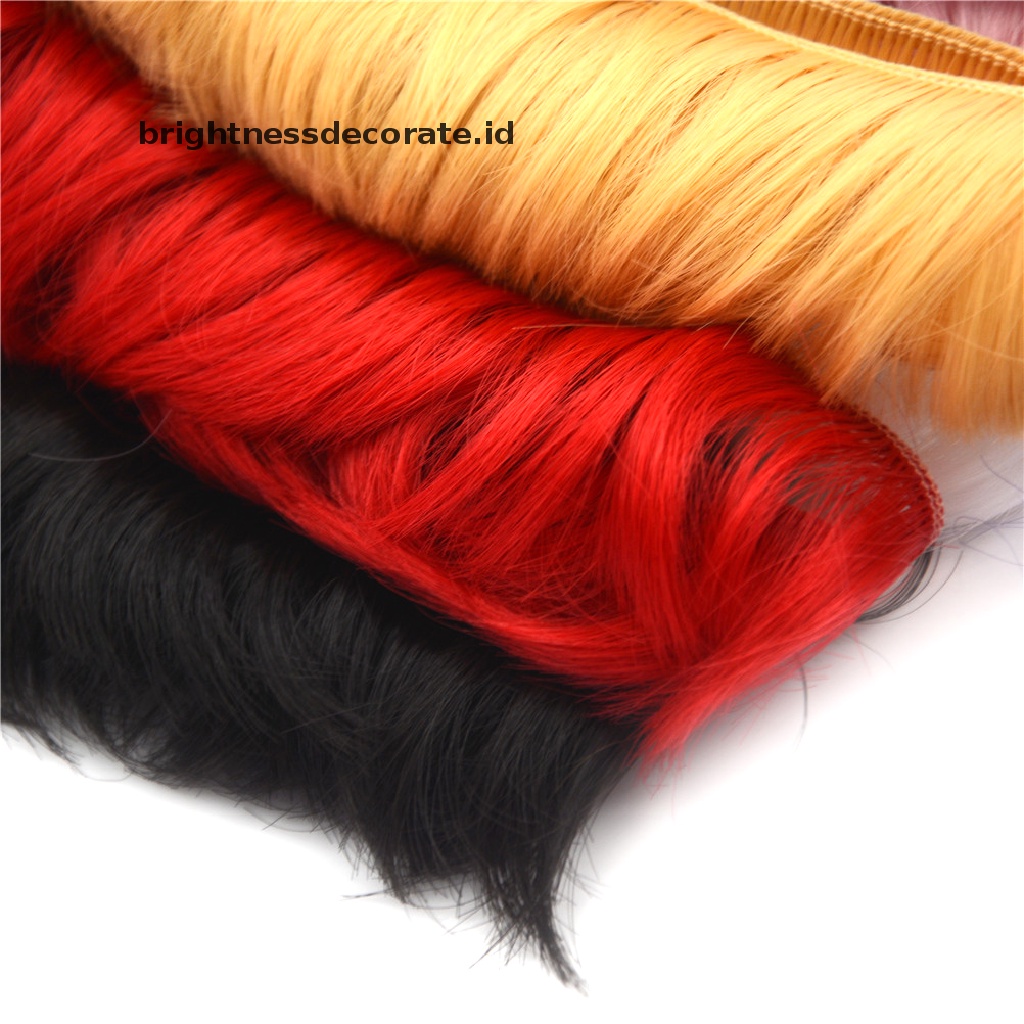 [Birth] 5cm fringe Boneka Rambut Alami Wig DIY Untuk BJD SD handmade Boneka bang doll Wig [ID]