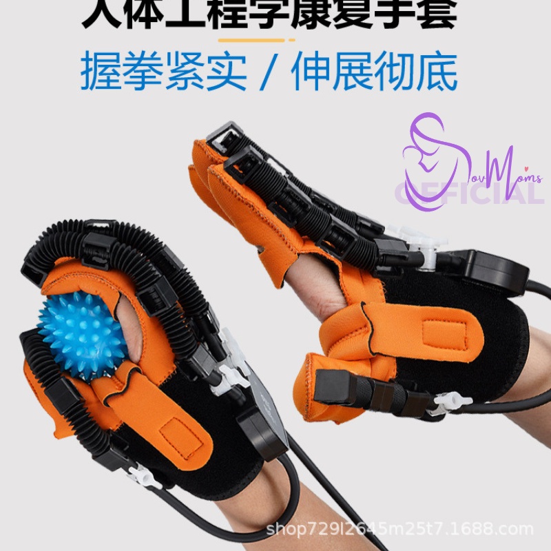 Robot Rehabilitasi Alat Sarung Tangan  Terapi Kesehatan Sarung Tangan Robotic Robotik Stroke Struk Fisioterapi Tangan Dan Jari Kaku Theraphy Elektrik Listrik Hemiplegia Finger Rehabilitation Original Ori Premium Asli Ampuh Pria Wanita