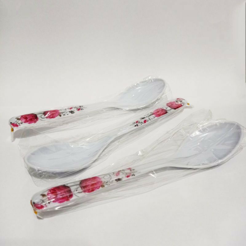 (ISI 50PCS) SOUVENIR SENDOK MELAMIN PUTIH / SENDOK NASI MELAMIN PUTIH IMPOR SOUVENIR PERNIKAHAN HADI