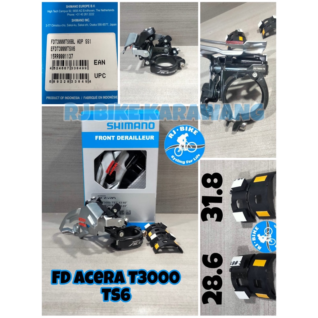 FD Shimano Acera T3000 40T Top Swing