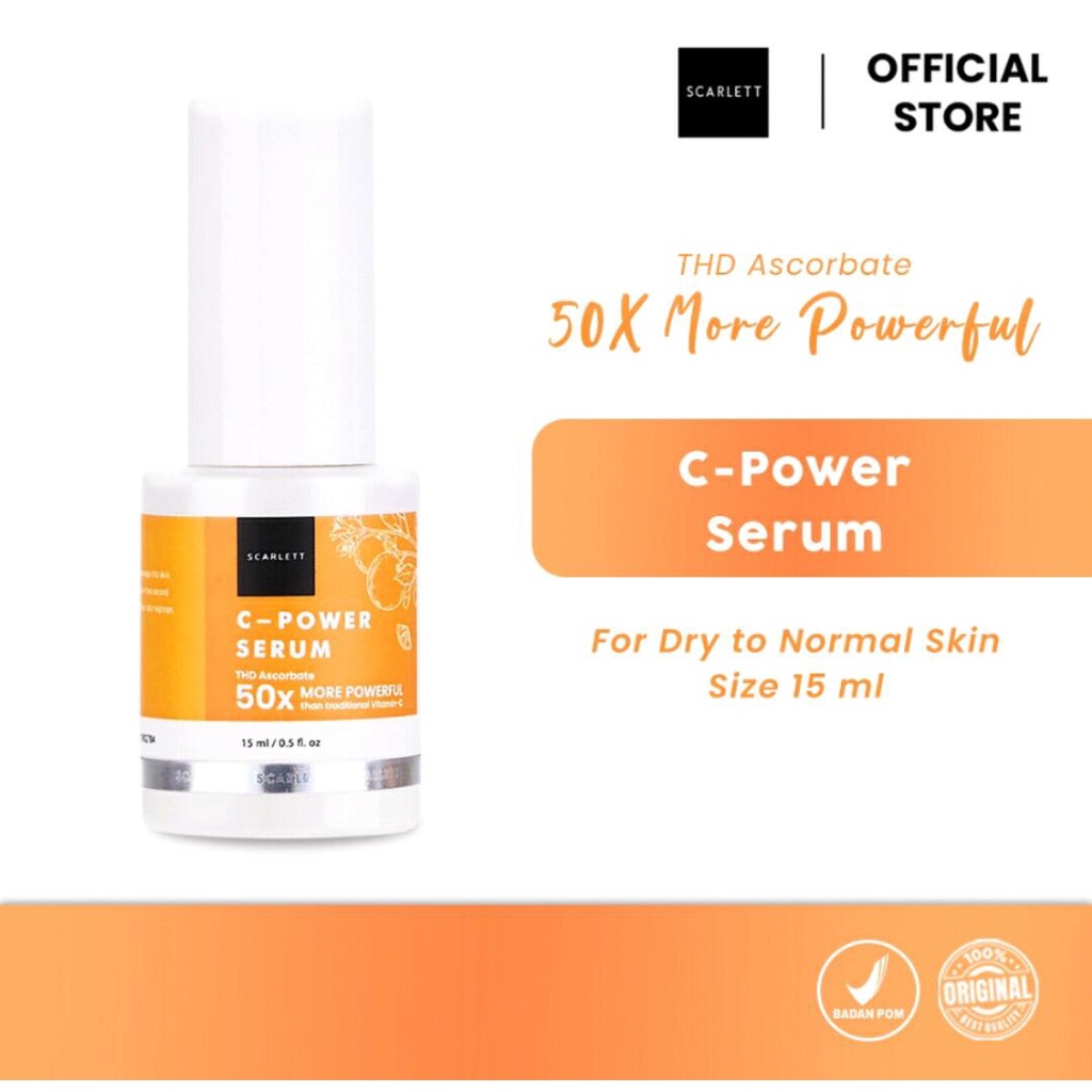 Scarlett Whitening C-Power Serum 15ml
