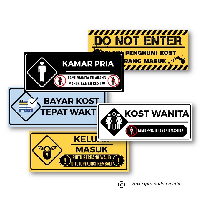 

STIKER KOST | STIKER KAMAR KOST | SIKER KOST WANITA | STIKER KOST PRIA