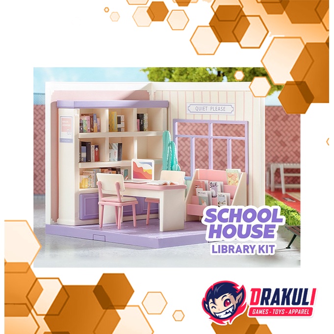 Toys Pop Mart School House - Library Kit