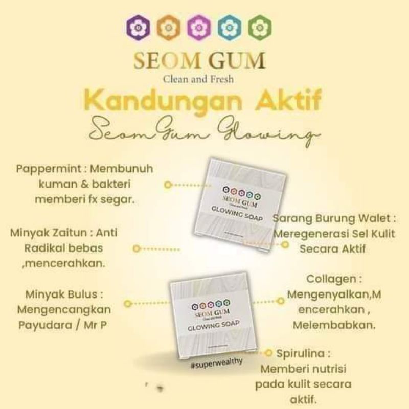 SEOM GUM GLOWING SOAP & SEOM GUM FEMININE SOAP