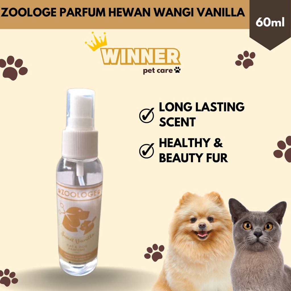 Zoologe Parfum Hewan Wangi Vanilla 60ml