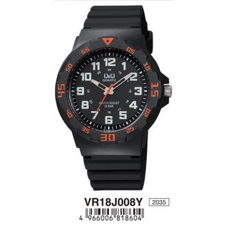 SALE Jam Tangan Pria Casual Sporty Rubber Analog Original Q&amp;Q QNQ QQ VR18 VR18J Series