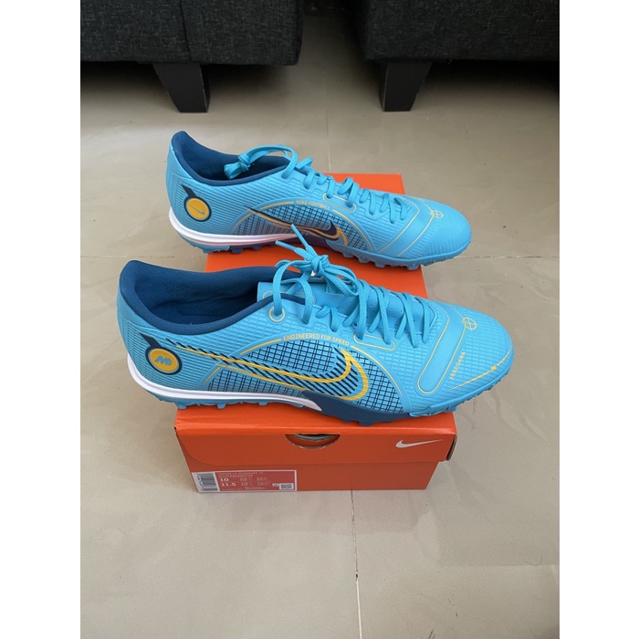 SEPATU FUTSAL NIKE MERCURIAL PAVOR 14 ACADEMY TURF CHLORINE BLUE BNIB