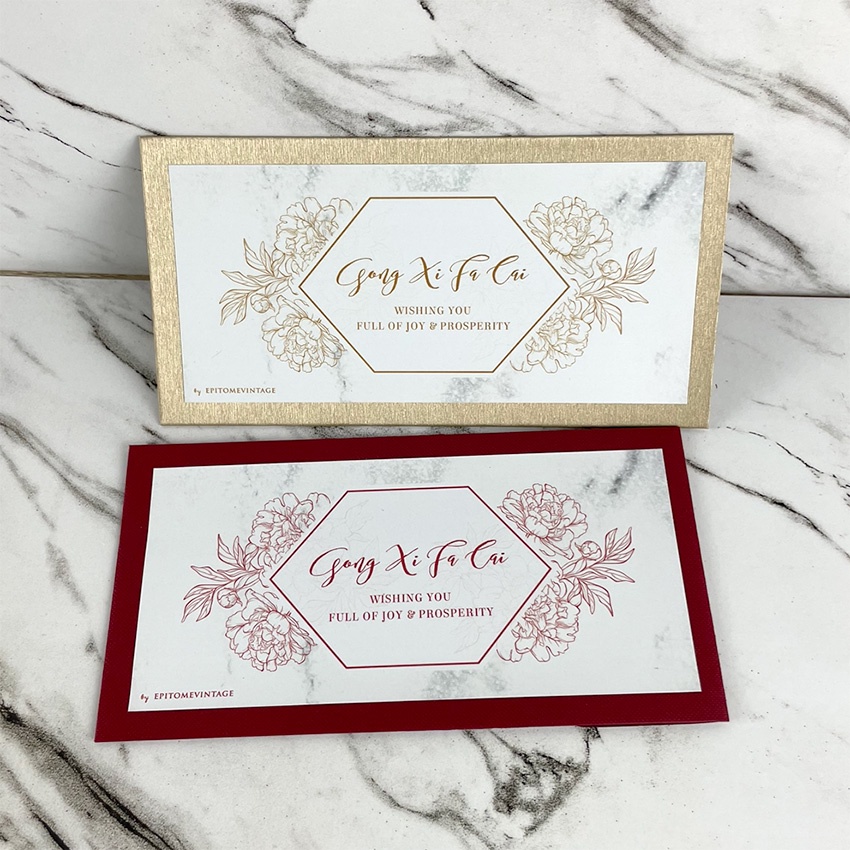 

Amplop Angpao Imlek - Money Envelope CNY motif Marble