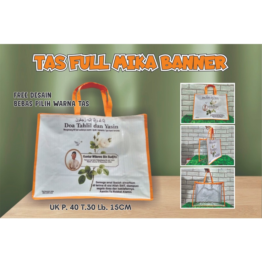 

TAS MIKA BANNER TEBAL / TAS WADAH SEMBAKO CUSTOM