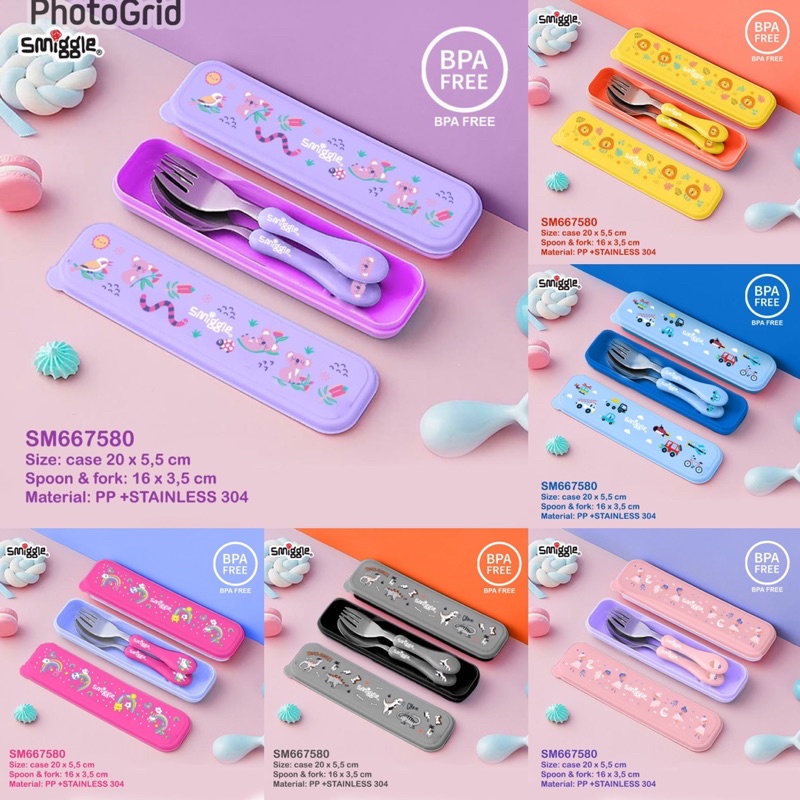 Sendok smiggle set (non ori)