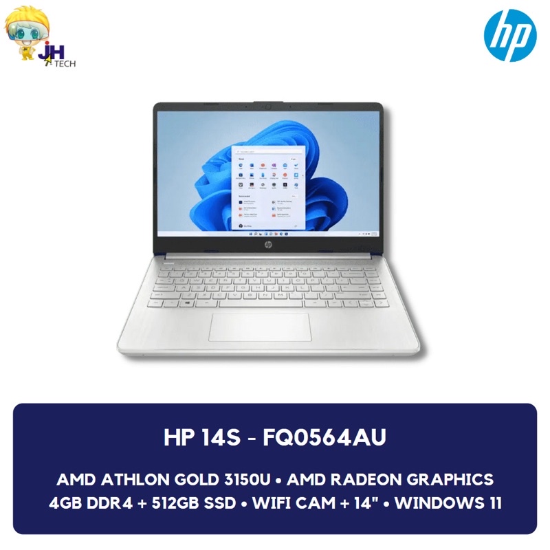 Hp 14s - FQ0564au Athlon 512Gb