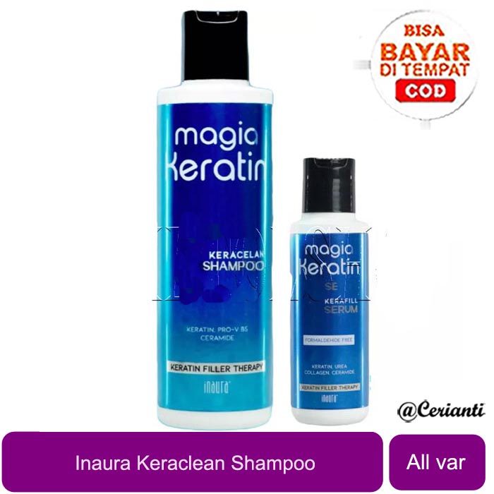 Inaura Magic Keratin Keraclean Shampoo 75 ml 200ml_Cerianti