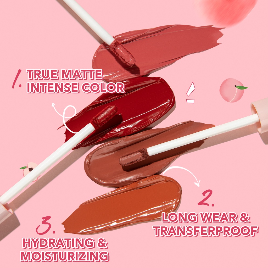 ★ BB ★ Y.O.U Simplicity Matte Lip Color | Transferproof | Pigmented Lipstick | Melembapkan Bibir | YOU