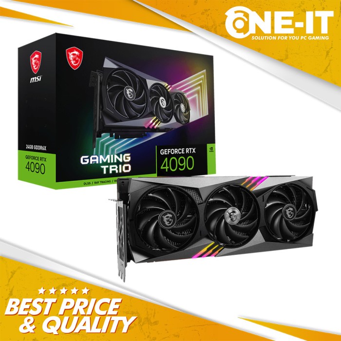 VGA MSI GeForce RTX 4090 GAMING TRIO 24G 24GB GDDR6X