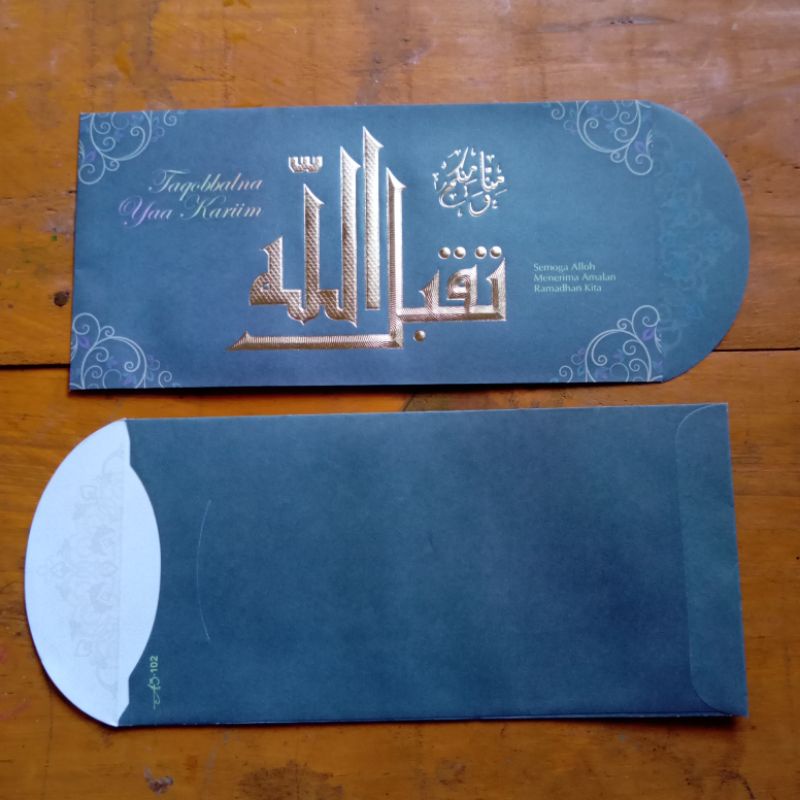 

Amplop Lebaran Lux Foil Emas 3D