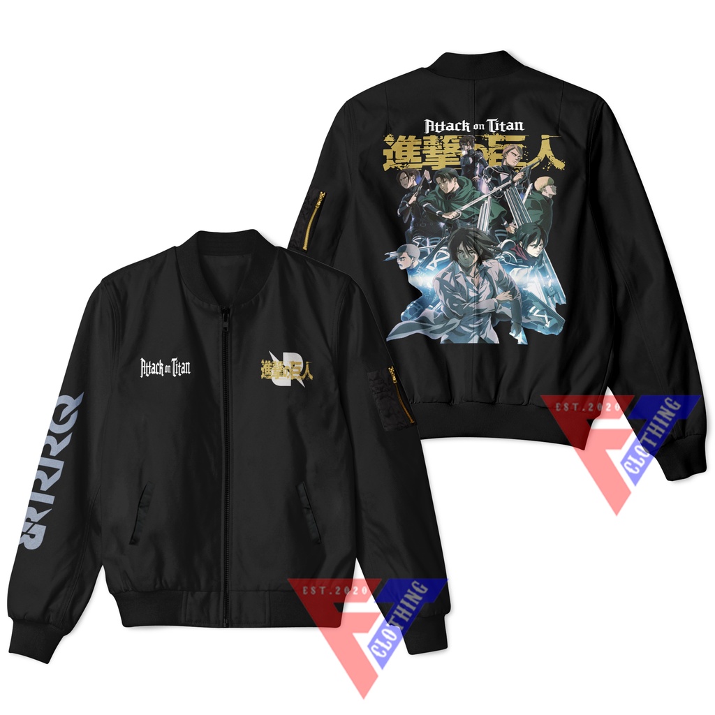 Jual Jaket Bomber RRQ Attack On Titan Final Season Shopee Indonesia