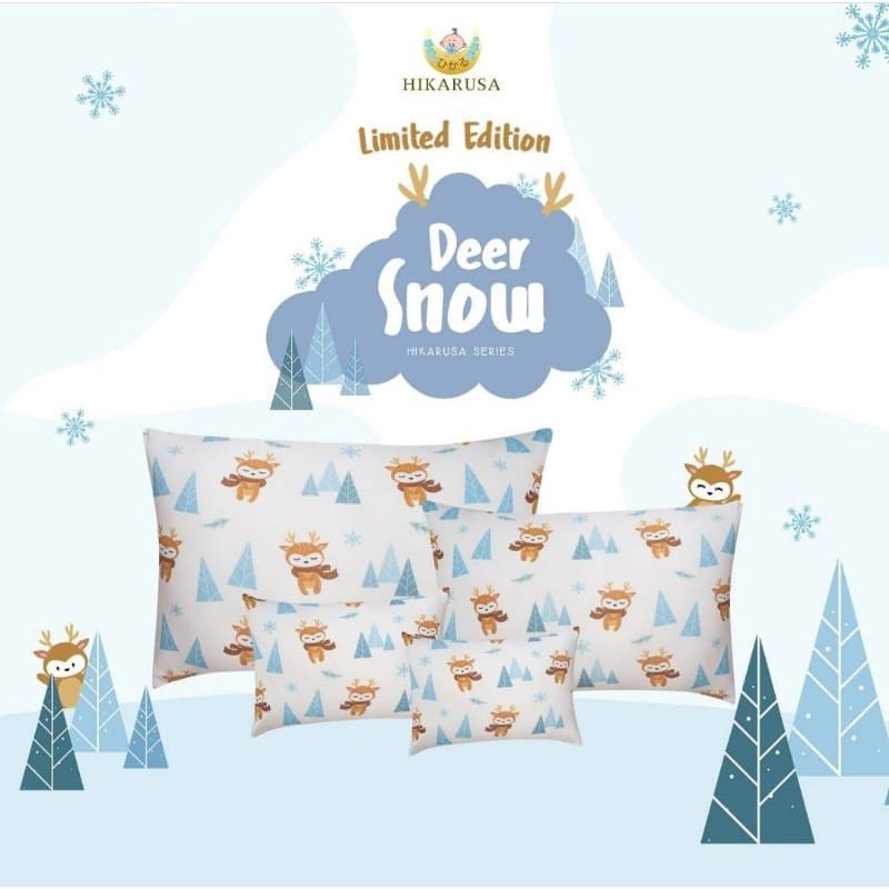 Hikarusa Sarung Bantal Size S/M/L/XL Winter Deer Series