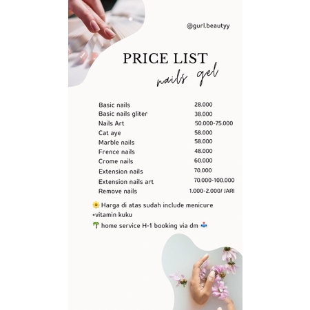 Jasa Nails art bekasi utara