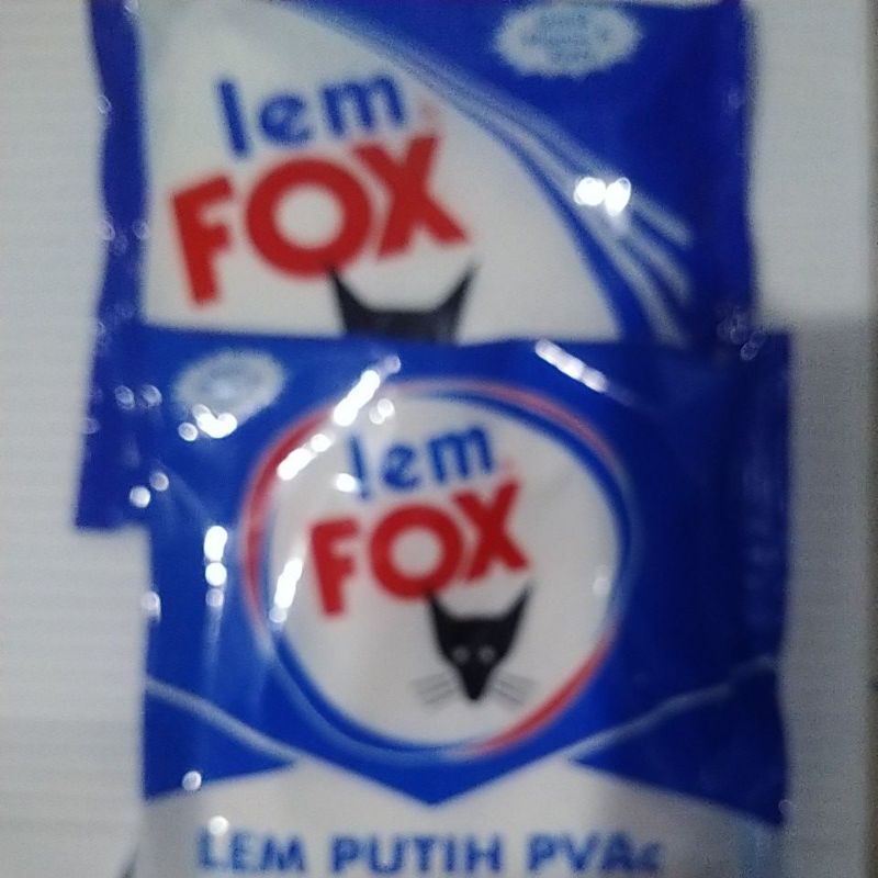 

LEM FOX PUTIH SACHET 350 GRAM/(KEMASAN PLASTIK)