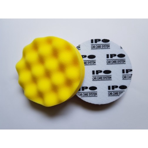 IPO Busa Poles Gelombang Wave Foam YELLOW 150MM COMPOUNDING POLISHING