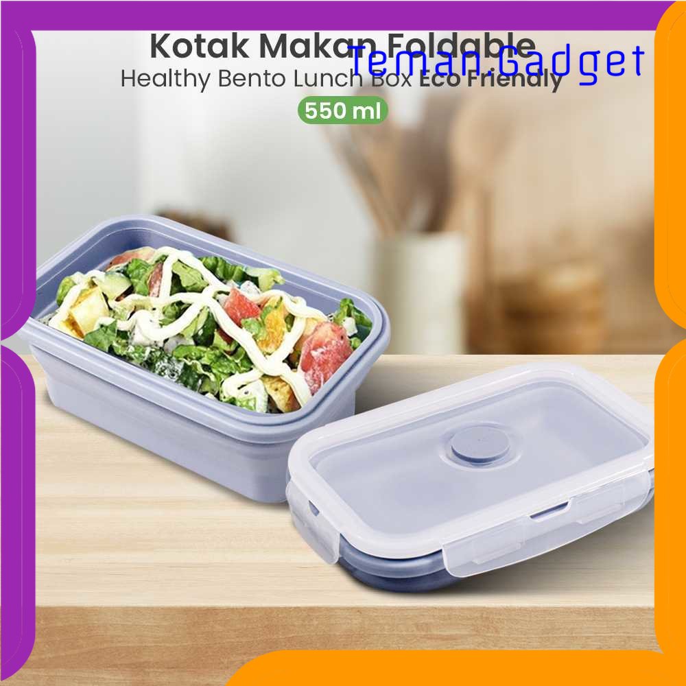 TG - DPR ACEBON Kotak Makan Foldable Healthy Bento Lunch Box Eco Friendly 550ml - ACB55