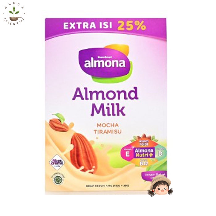 Barefood Almona Almond Milk Powder Mocha Tiramisu 175gr - ASI Booster