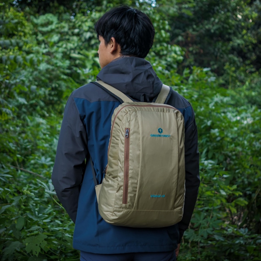 Greenforest Usagi Tas Ransel - Backpack Pria dan Wanita Slot Laptop 14 Inch 18L