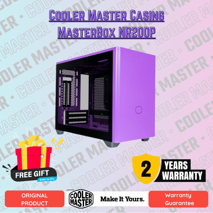 Cooler Master Casing MasterBox NR200P Purple