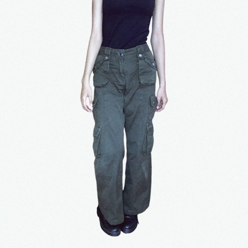 Intercrew Shopholic Pioneer Multi-pocket Pants Thrift Second Branded Cargopants