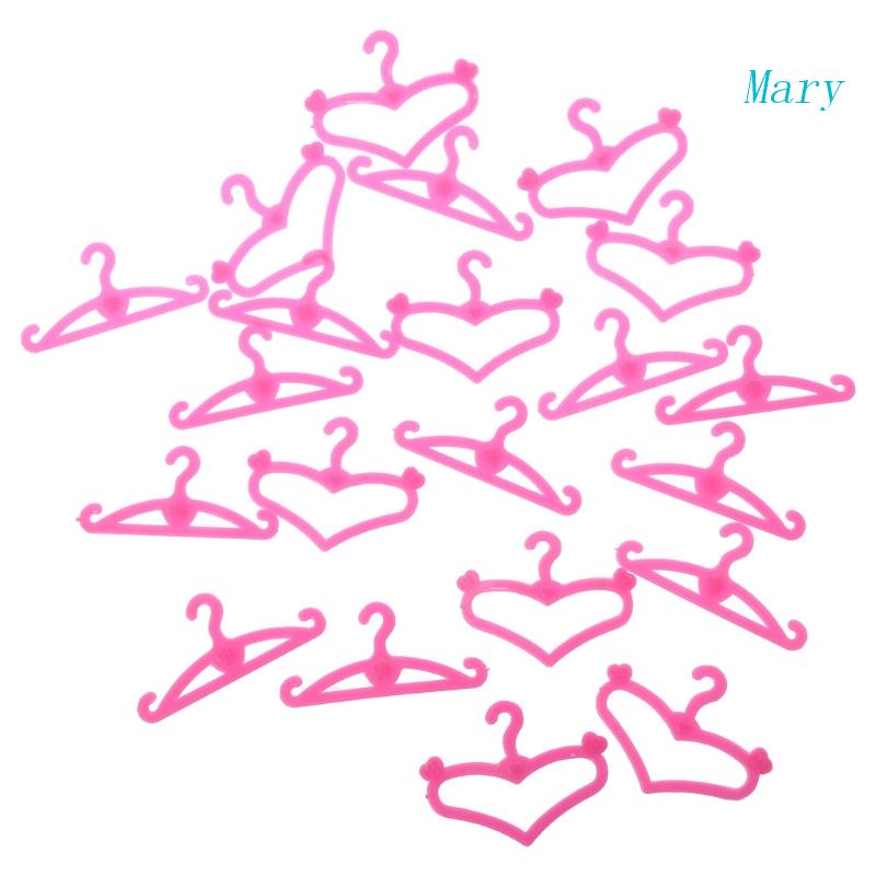 Mary 20Pieces Gadis Boneka Setelan Gantungan Aksesoris Fashion 11ukuran Tersedia Hadiah Anak