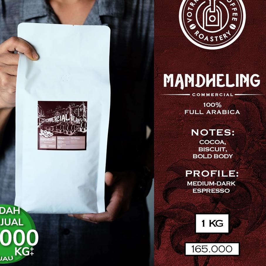 

RVN203 Kopi Arabika Mandheling 100% Full Arabica For Espresso Roasted Beans Commercial - MURAH 1 Kg ##