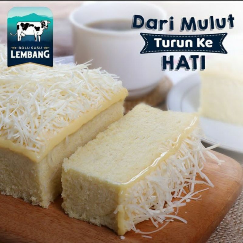 Bolu susu lembang (Bisa ke luar kota,Luar Pulau Jawa) Dus+buble wrap