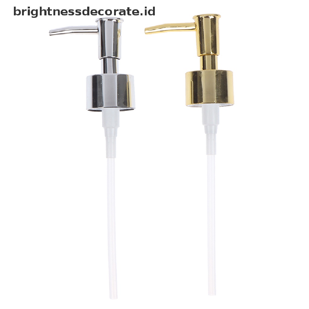 [Birth] Metal DIY Soap Pump Dispenser Lotion Cair Kepala Pengganti 28benang Tutup Pompa [ID]