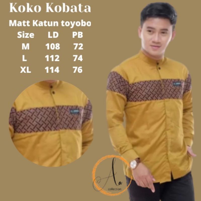 Coco kubota lenggang panjang/kemeja kubota/kemeja lengan panjang pria