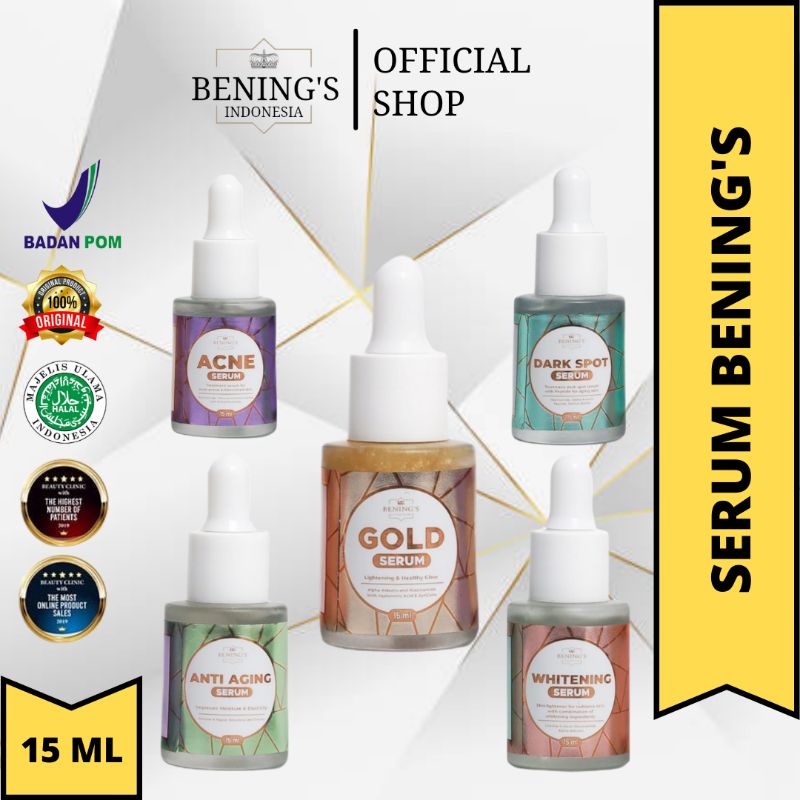 SERUM BENING SKINCARE DOCTOR OKY PRATAMA | BENING SERUM ACNE | BENING SERUM DARKSPOT |BENING SERUM G