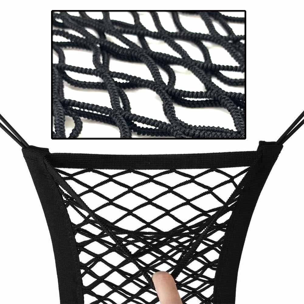 Pagar Pembatas Anjing Mobil Elastic Mesh Car Fence Dog Pet Safety Isolation 3 Layer - Black - 7CHZ4BBK