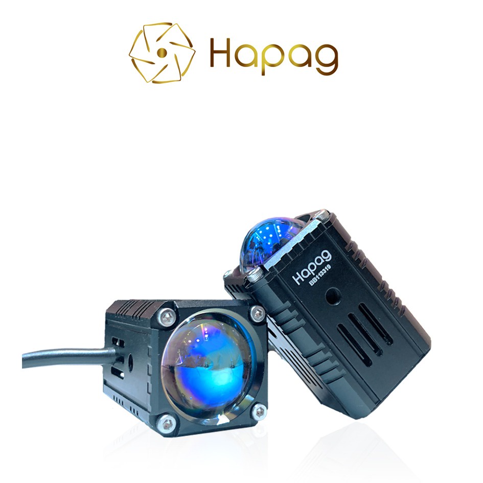 HAPAG X1 Lampu Foglamp Mobil Led Lensa Proyektor 20 Watt Bluelens