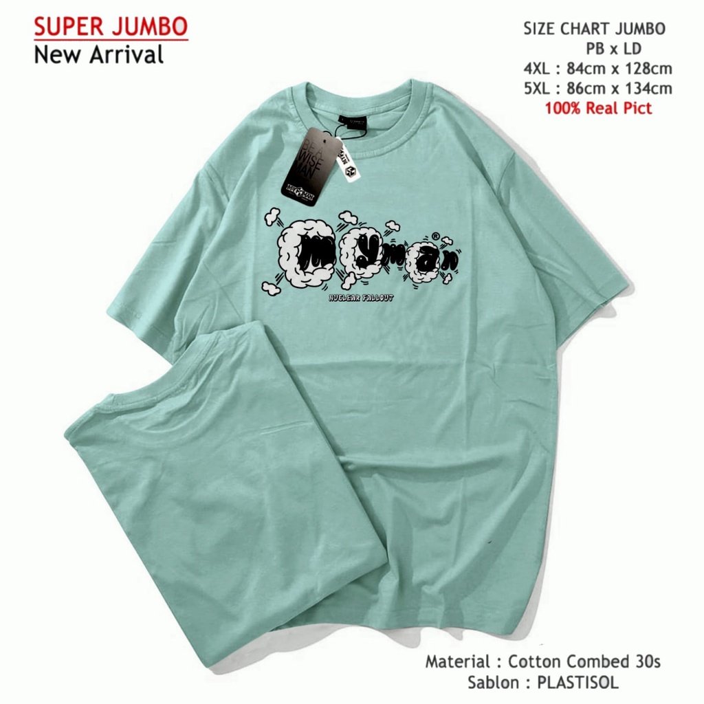 Kaos BIG SIZE XXL - XXXL - XXXXL Jumbo Ukuran Pria Besar 29